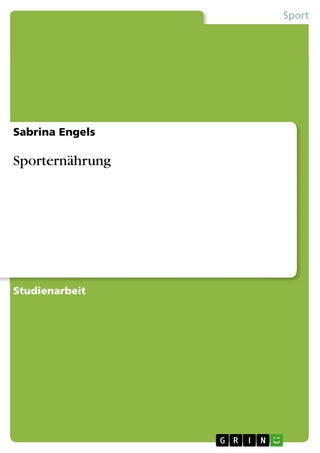 Sporternährung - Sabrina Engels