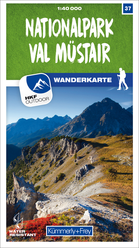 Nationalpark Val Müstair Nr. 37 Wanderkarte 1:40 000