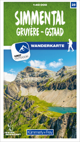 Simmental - Gruyère - Gstaad 29 Wanderkarte 1:40 000