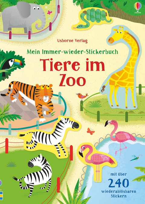 Mein Immer-wieder-Stickerbuch: Tiere im Zoo - Holly Bathie