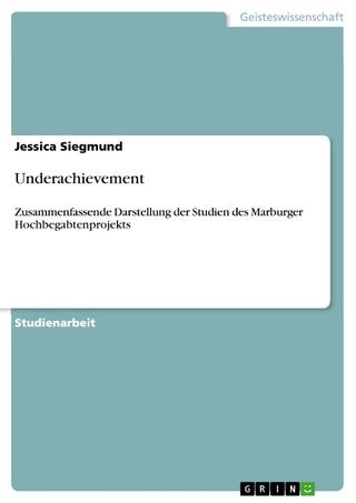 Underachievement - Jessica Siegmund