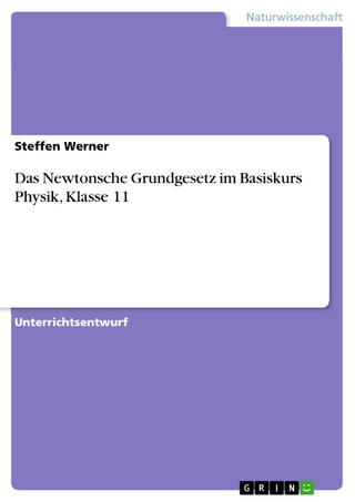 Das Newtonsche Grundgesetz im Basiskurs Physik, Klasse 11 - Steffen Werner