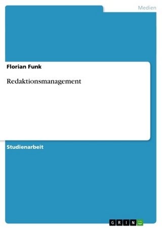 Redaktionsmanagement - Florian Funk