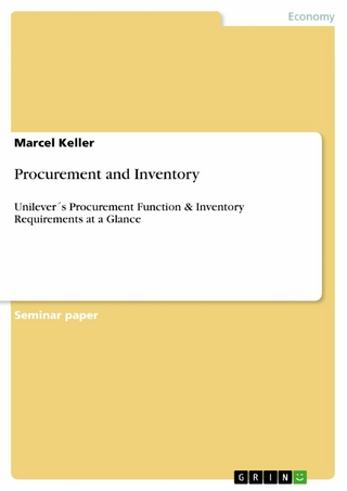 Procurement and Inventory - Marcel Keller