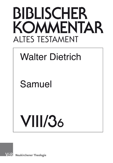 Samuel (2Sam 5-6) - Walter Dietrich