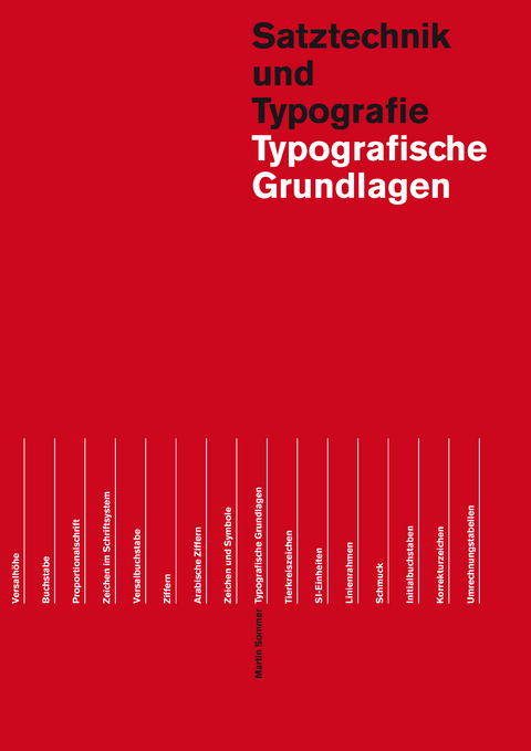 Typografische Grundlagen - Martin Sommer