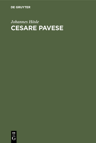 Cesare Pavese - Johannes Hösle