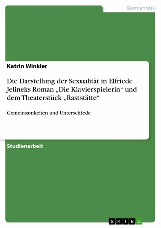 Die Darstellung der Sexualität in Elfriede Jelineks Roman 'Die Klavierspielerin' und dem Theaterstück 'Raststätte' - Katrin Winkler