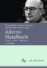 Adorno-Handbuch - Klein, Richard; Kreuzer, Johann; Müller-Doohm, Stefan