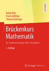 Brückenkurs Mathematik - Walz, Guido; Zeilfelder, Frank; Rießinger, Thomas