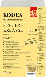 KODEX Steuer-Erlässe 2019, Band IV - Bodis, Andrei; Doralt, Werner
