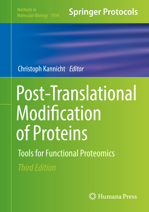 Post-Translational Modification of Proteins - 