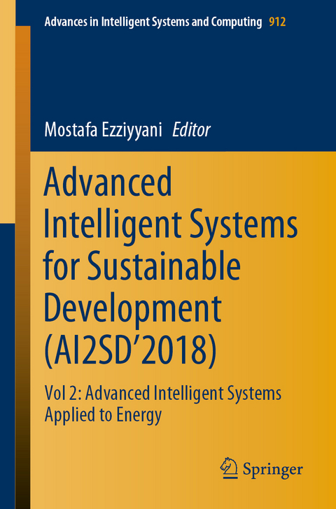 Advanced Intelligent Systems for Sustainable Development (AI2SD’2018) - 