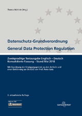 Datenschutz-Grundverordnung General Data Protection Regulation - Müthlein, Thomas