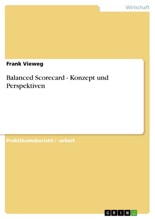 Balanced Scorecard - Konzept und Perspektiven - Frank Vieweg
