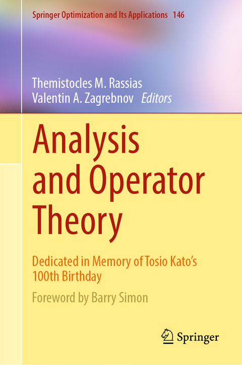 Analysis and Operator Theory - 