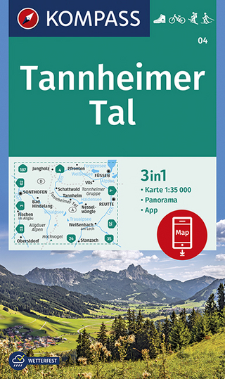 KOMPASS Wanderkarte Tannheimer Tal - KOMPASS-Karten GmbH