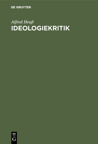 Ideologiekritik - Alfred Heuß