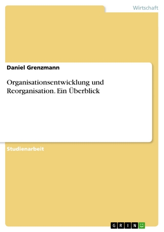 Organisationsentwicklung und Reorganisation. Ein Überblick - Daniel Grenzmann