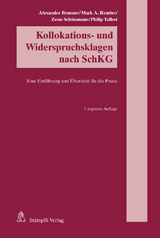 Kollokations- und Widerspruchsklagen nach SchKG - Alexander Brunner, Mark A. Reutter, Zeno Schönmann, Philip Talbot