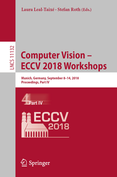 Computer Vision – ECCV 2018 Workshops - 