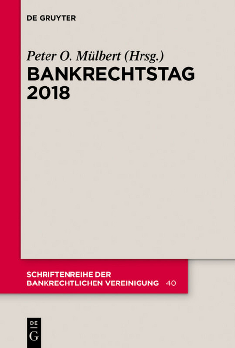Bankrechtstag 2018 - 