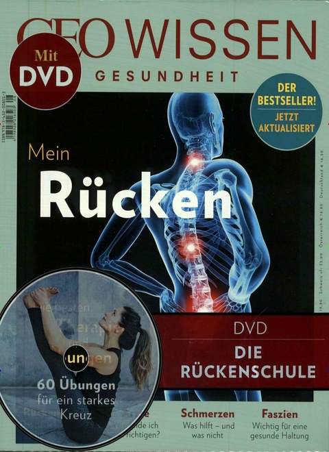 GEO Wissen Gesundheit / GEO Wissen Gesundheit mit DVD 8/18 - Rücken - Michael Schaper