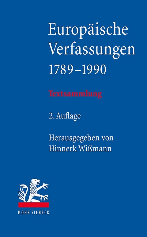Europäische Verfassungen 1789-1990 - 