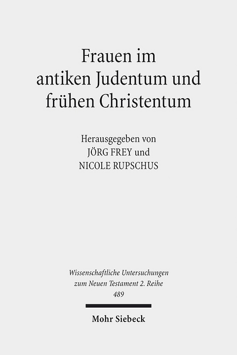 Frauen im antiken Judentum und frühen Christentum - 