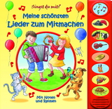 Meine schönsten Lieder zum Mitmachen - 8-Button-Soundbuch - interaktives Bilderbuch mit 8 beliebten Kinderliedern zum Mitsingen - 