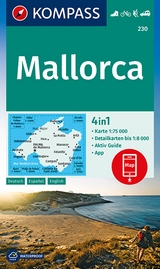 KOMPASS Wanderkarte 230 Mallorca 1:75.000 - 