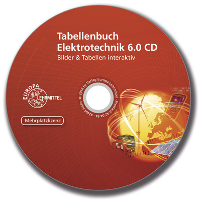 Tabellenbuch Elektrotechnik 6.0 CD Mehrplatzlizenz - Gregor Häberle, Rudolf Krall, Bernd Schiemann