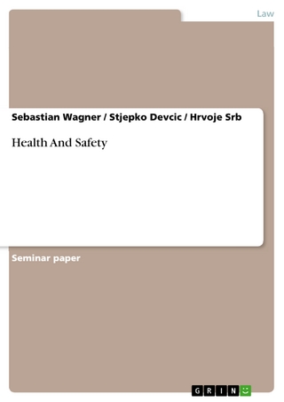 Health And Safety - Sebastian Wagner; Stjepko Devcic; Hrvoje Srb