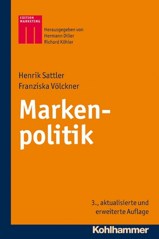 Markenpolitik - Richard Köhler; Henrik Sattler; Franziska Völckner; Hermann Diller