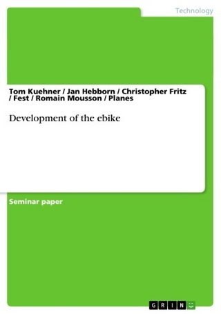 Development of the ebike - Tom Kuehner; Jan Hebborn; Christopher Fritz; Fest; Romain Mousson; Planes