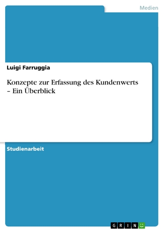 Konzepte zur Erfassung des Kundenwerts – Ein Überblick