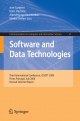 Software and Data Technolgoies - Jose Cordeiro;  Markus Helfert;  AlpeshKumar Ranchordas;  Boris Shishkov