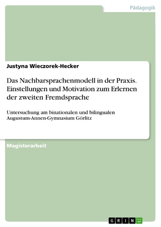 Das Nachbarsprachenmodell in der Praxis. Einstellungen und Motivation zum Erlernen der zweiten Fremdsprache - Justyna Wieczorek-Hecker
