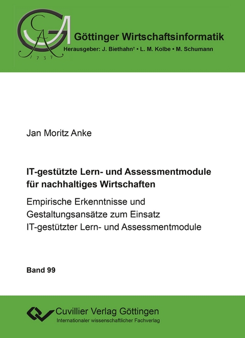 IT-gestützte Lern- und Assessmentmodule für nachhaltiges Wirtschaften - Jan Moritz Anke