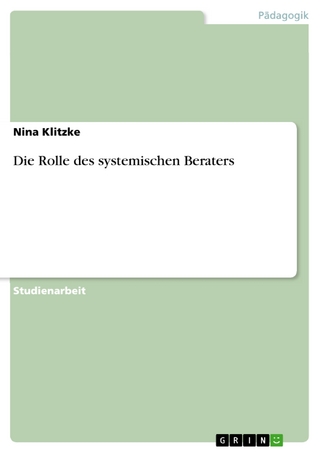 Die Rolle des systemischen Beraters - Nina Klitzke