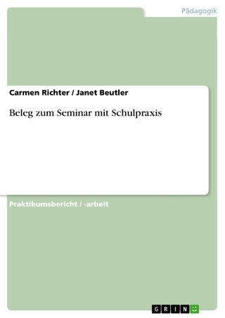 Beleg zum Seminar mit Schulpraxis - Carmen Richter; Janet Beutler