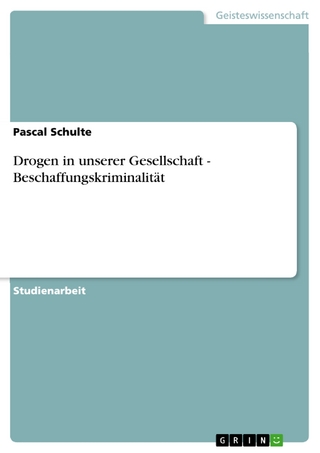 Drogen in unserer Gesellschaft - Beschaffungskriminalität - Pascal Schulte