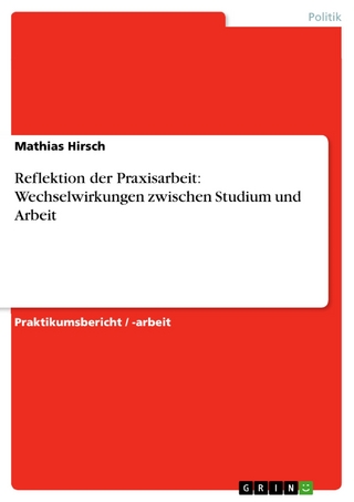 Reflektion der Praxisarbeit: Wechselwirkungen zwischen Studium und Arbeit - Mathias Hirsch