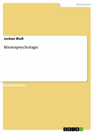 Börsenpsychologie - Jochen Bloß