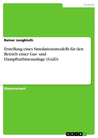 Erstellung eines Simulationsmodells für den Betrieb einer Gas- und Dampfturbinenanlage (GuD) - Rainer Jungbluth