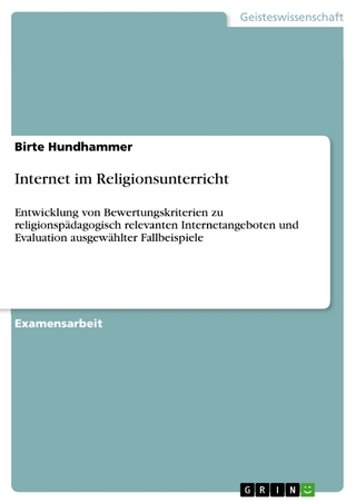Internet im Religionsunterricht - Birte Hundhammer