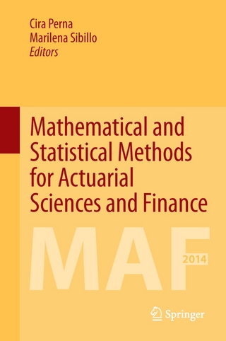 Mathematical and Statistical Methods for Actuarial Sciences and Finance - Cira Perna; Marilena Sibillo