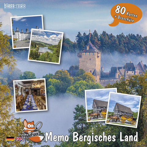 FindeFuxx Memo Bergisches Land, m. 1 Buch - 