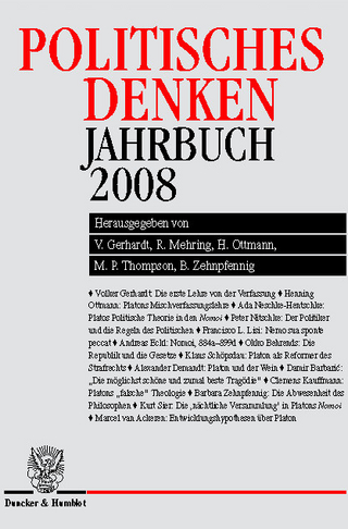 Politisches Denken. Jahrbuch 2008. - Barbara Zehnpfennig