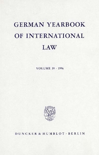 German Yearbook of International Law / Jahrbuch für Internationales Recht. - Jost Delbrück